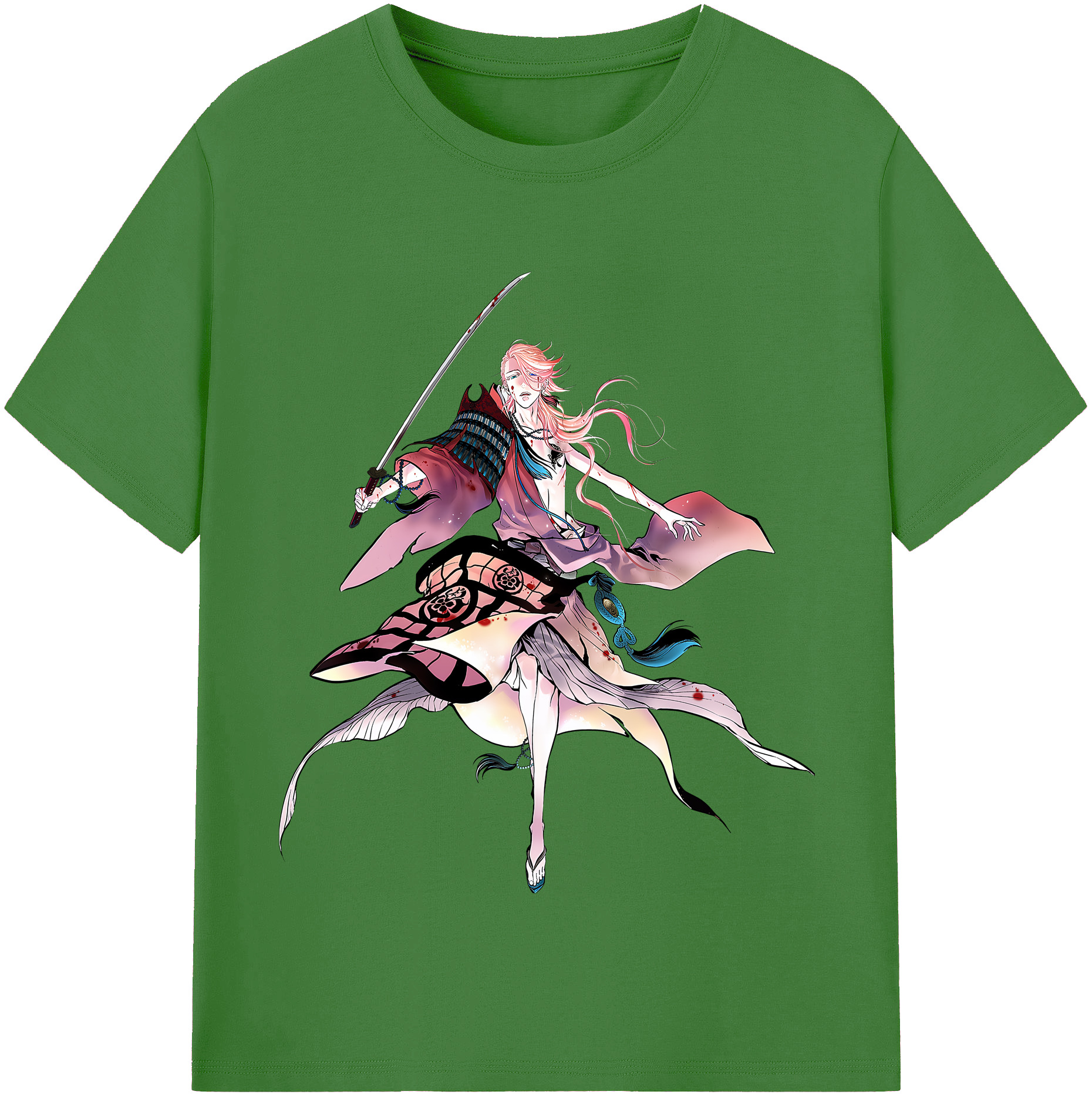 （画像用） 刀剣乱舞 Touken Ranbu レディースカジュアルプリントTシャツ（綿100％）
